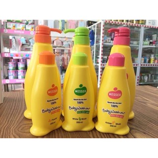 Sữa tắm gội Wesser cho bé 500ml siêu thơm