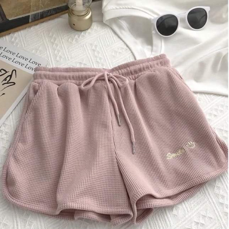 Quần đùi tổ ong smiler KA12