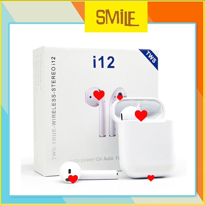 Tai Nghe Bluetooth inpods i12 Cảm Biến Vân Tay