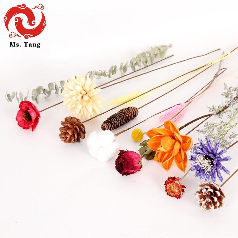 Ins net màu đỏ tự nhiên hoa khô bông lúa mạch vĩnh cửu thực Thỏ Đuôi thảo trang trí phòng khách
