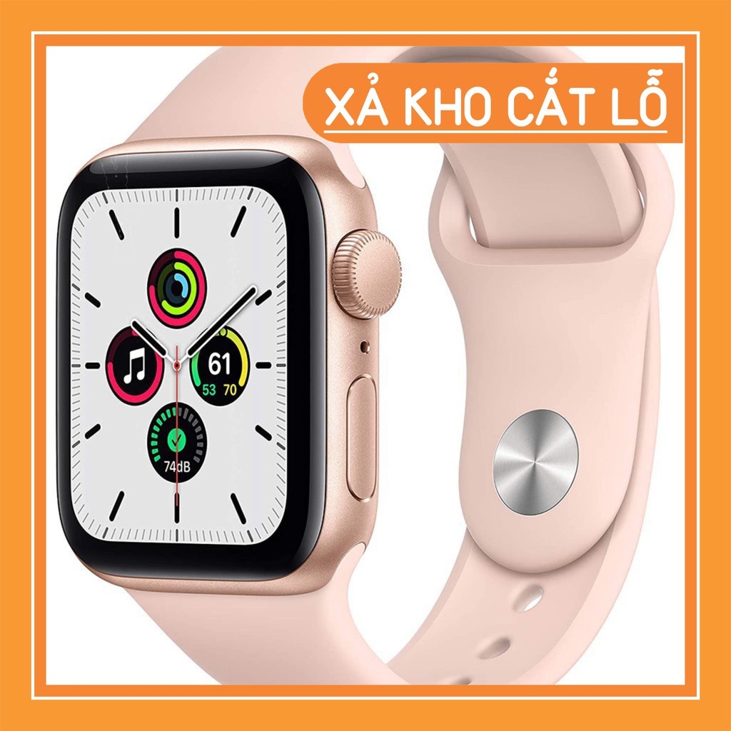 [Chính Hãng] [Nguyên Seal]  Đồng Hồ Thông Minh Apple Watch S6 40mm 44mm (GPS) viền nhôm xám - Dây cao su Phước Hàng Chuẩ