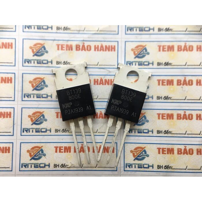 Combo 5 con Triac BT139-800E Triac 16A 800V TO-220