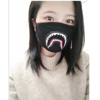 2021 Newest Bape shark mask man women Camouflage Cotton Mask