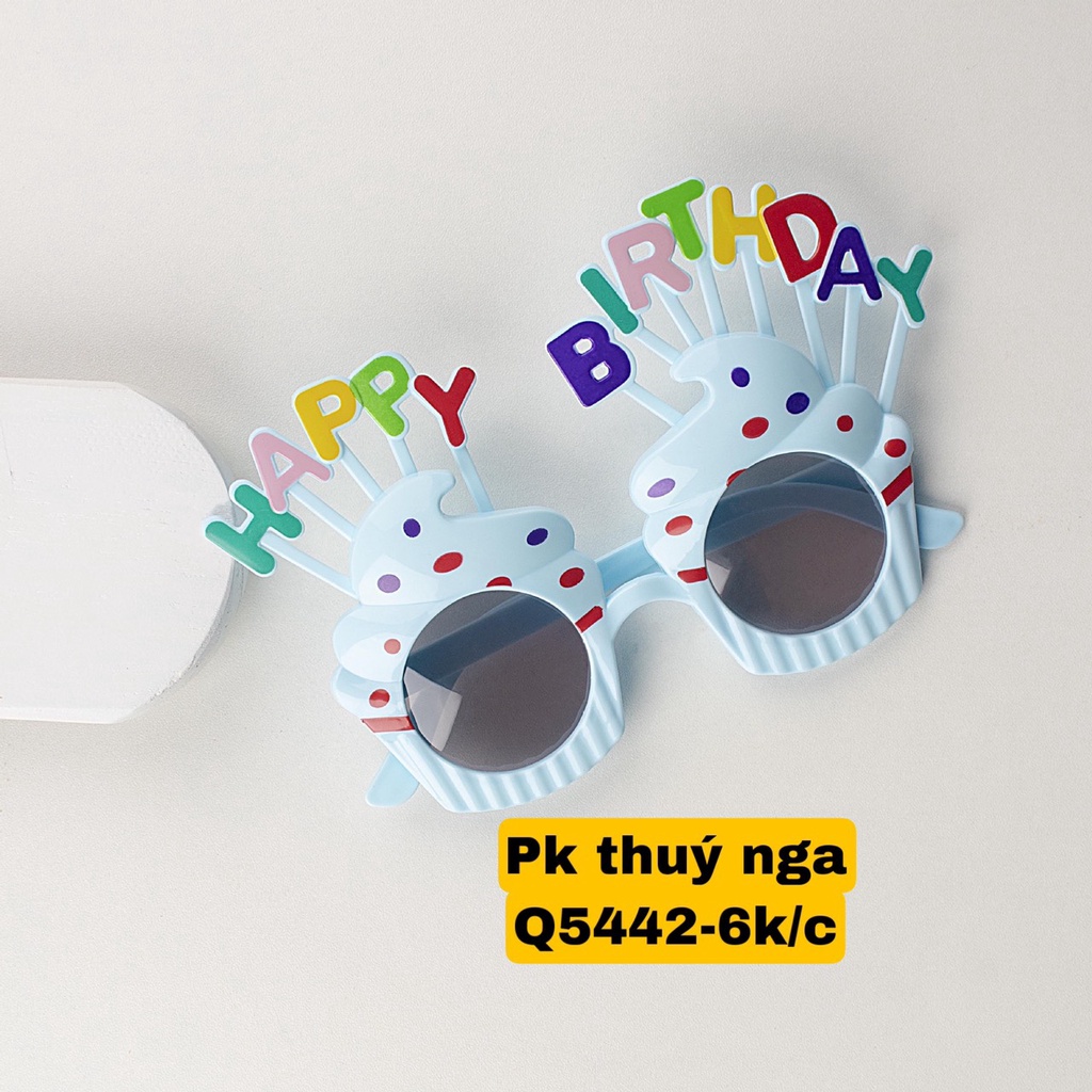 5 Kính mắt nhựa phụ kiện sinh nhật
