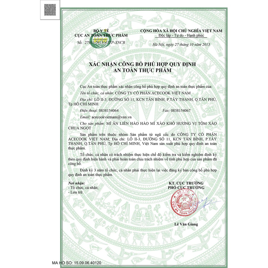 Mì Xào Khô Hảo Hảo Hương Vị Tôm Chua Ngọt Thùng 30 Gói x 75g