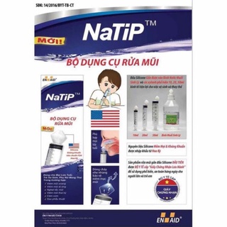 Bộ dụng cụ rửa mũi cho bé Natip
