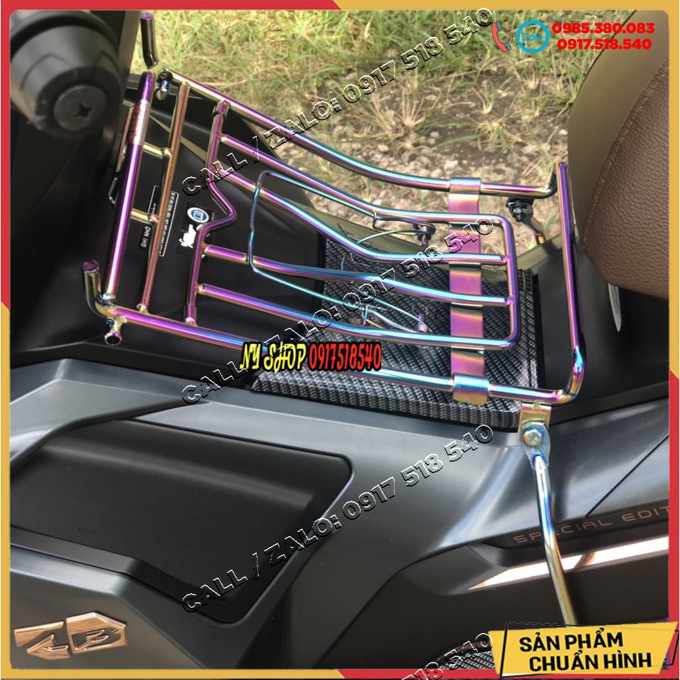 BAGA AB 2020 INOX XI MÀU TITAN 10 LY DẦY ĐẸP (AIR BLADE 2020)