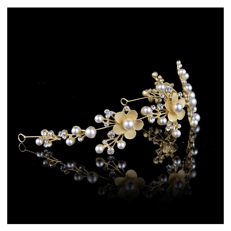 Băng Đô Đính Đá Thời Trang Tinh Tế Cho Cô Dâu