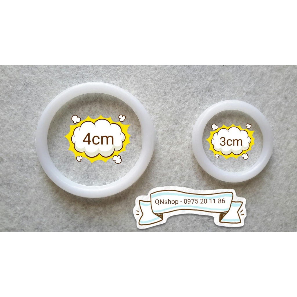 Vòng nhựa 4cm, 3cm làm Dreacmcatcher