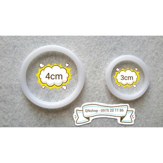 Vòng nhựa 4cm, 3cm làm Dreacmcatcher
