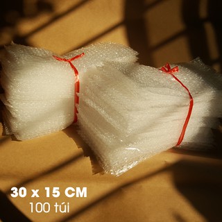 30x15 Combo 100 Túi xốp hơi bóng khí chống sốc