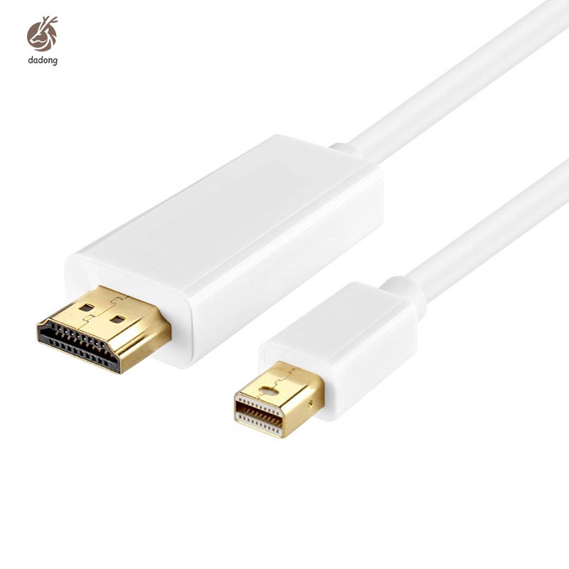 Cáp kết nối 6FT 1.8M 4K * 2K Thunderbolt Mini sang HDMI cho Apple Macbook