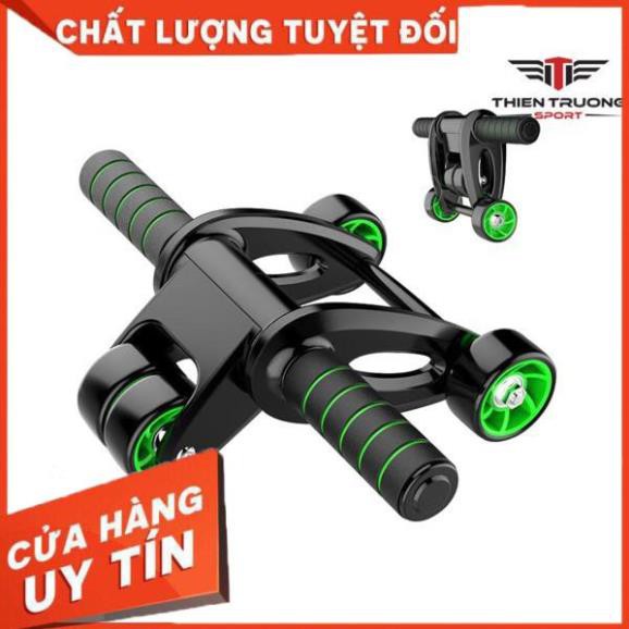 [Free Ship]- Con lăn tập bụng 4 bánh AB 2019