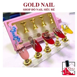 Đế gắn móng giả ,Kệ móng đế nam châm gắn móng mẫu tập vẽ
