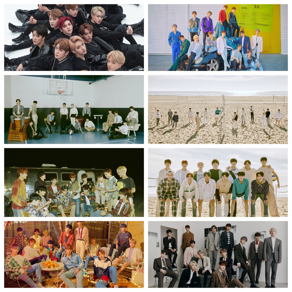 Poster A4 Seventeen Left and Right thần tượng idol tranh treo album ảnh in hình đẹp