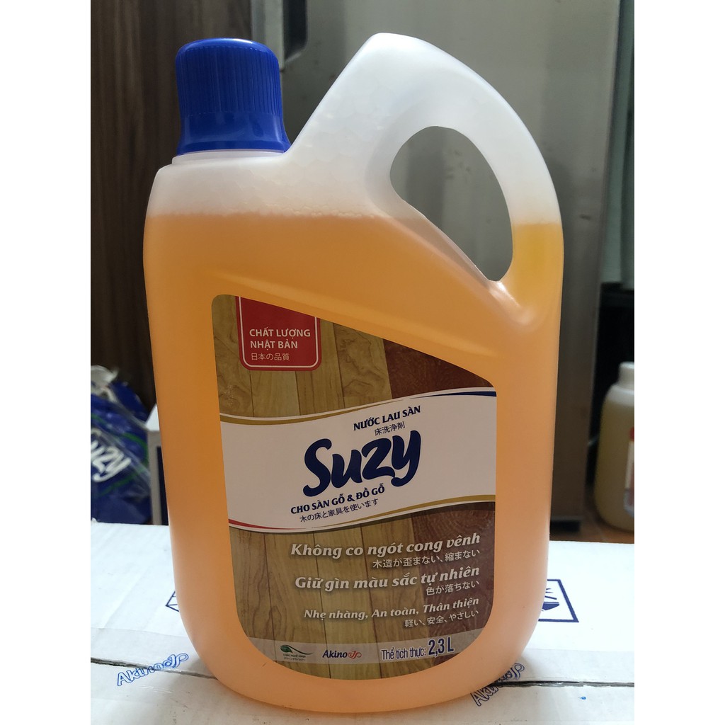 Nước Lau Sàn Gỗ Và Đồ Gỗ, Nước Lau Sàn Hương Quế Suzy 2.3L