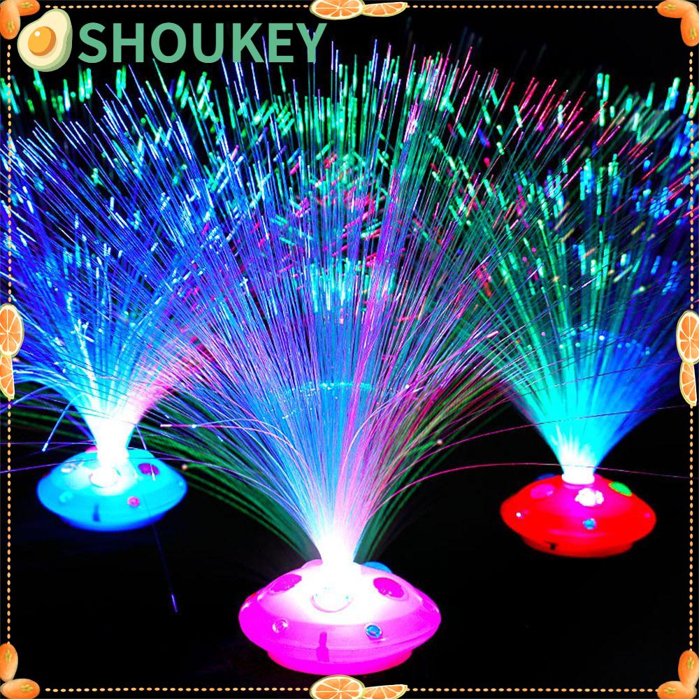 Đèn LED hình nến sợi quang nhiều màu dùng trang trí tiệc giáng sinh