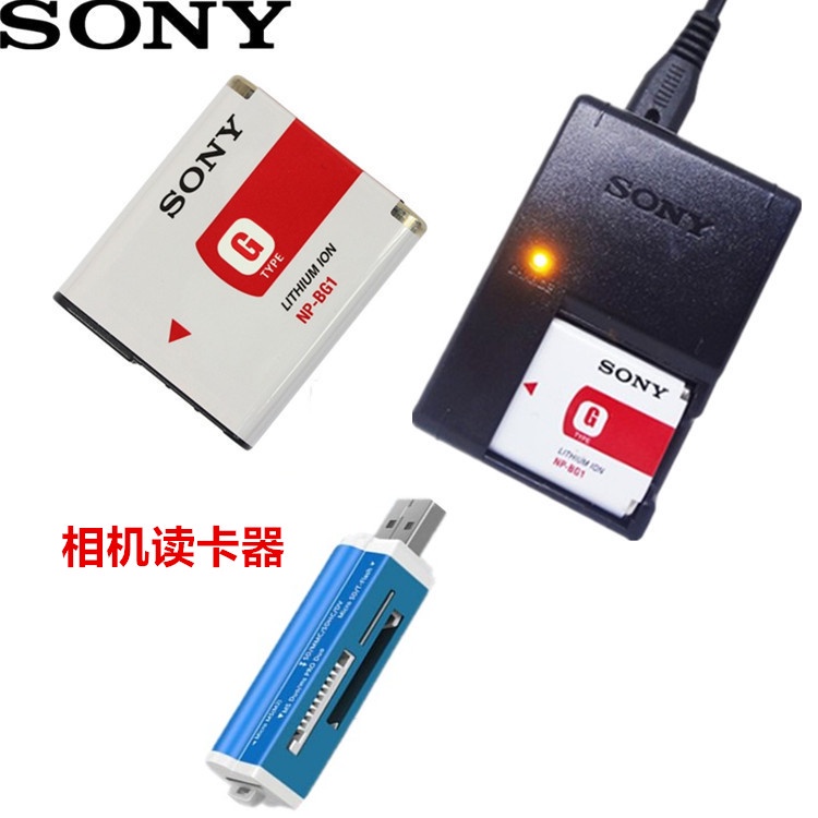 Pin Máy Ảnh Sony DSC-WX1 W200 W300 N1 N2 NP-BG1 Có Dây Cáp W4M