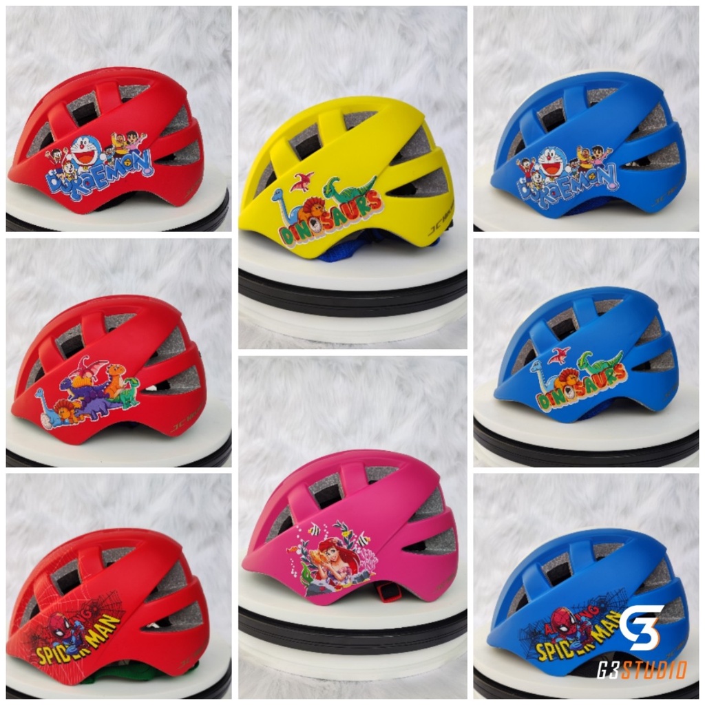 Mũ Bảo Hiểm Xe Đạp Trẻ Em Free Size 4 Tuổi Đến 10 Tuổi_TS