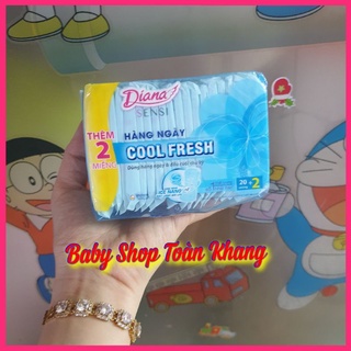 💥BĂNG HÀNG NGÀY DIANA SENSI ICE COOL SIÊU MÁT 20+2 MIẾNG