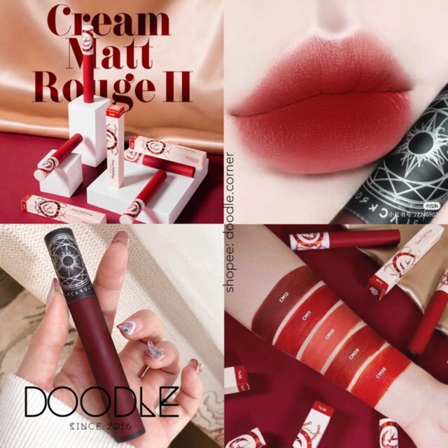 [Full 3 Version] Son kem lì Black Rouge Cream Matt Rouge (Có Sẵn) | BigBuy360 - bigbuy360.vn