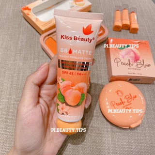 SET MAKE UP KISS BEAUTY (Phấn phủ+ má hồng+ màu mắt...)