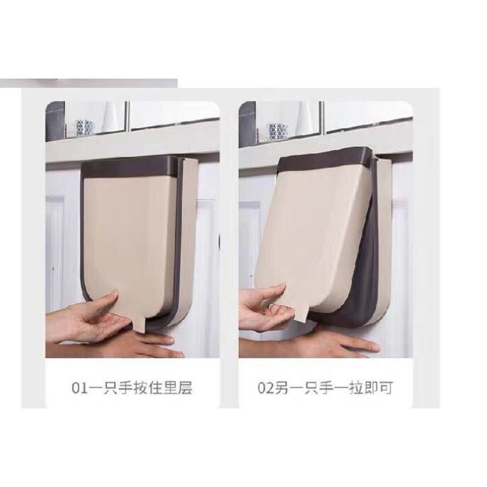 Thùng Rác Gấp Gọn Treo Xe Hơi, Nhà Bếp Thông Minh