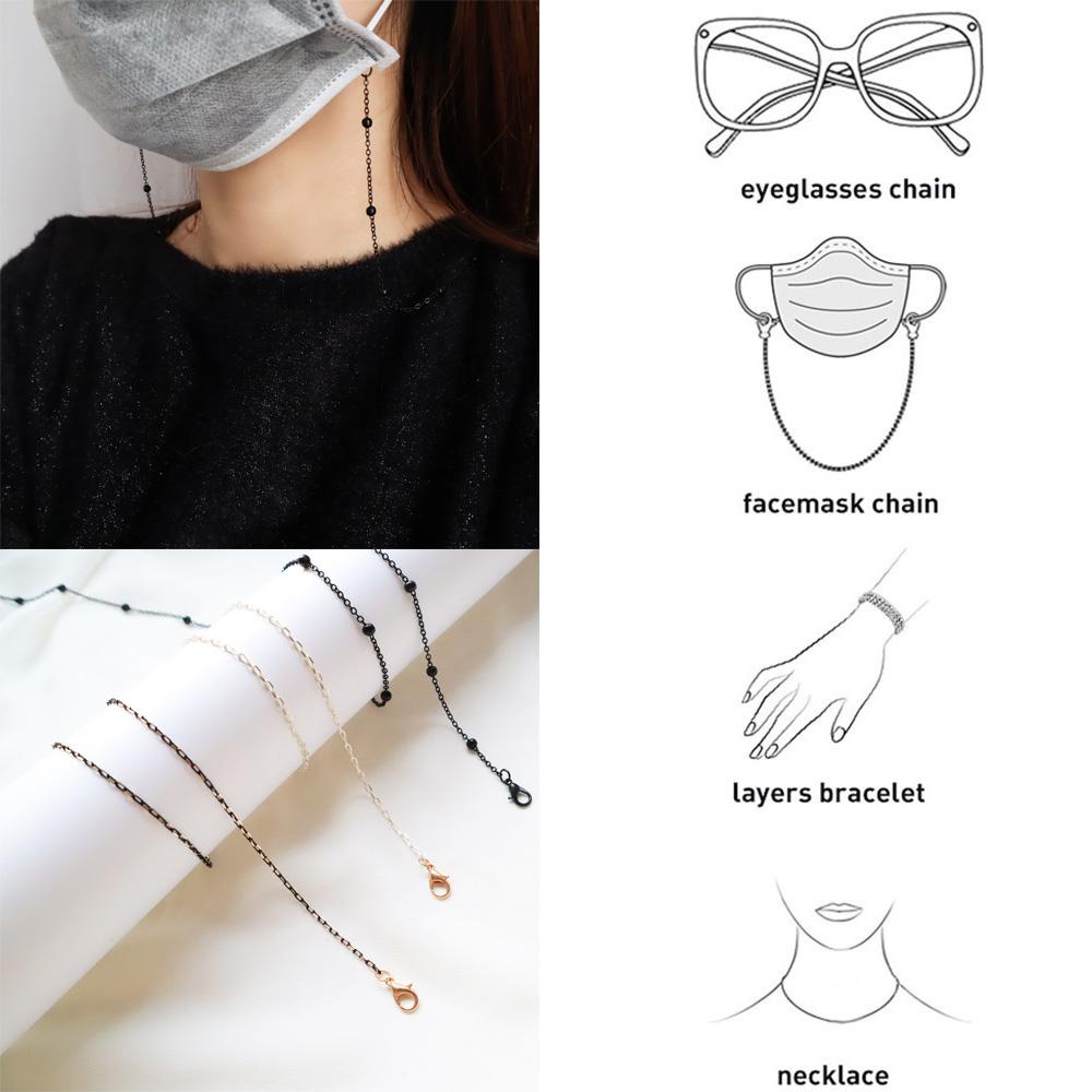 Dây Đeo Mắt Kính Bằng Kim Loại Thời Trang Cho Nữ