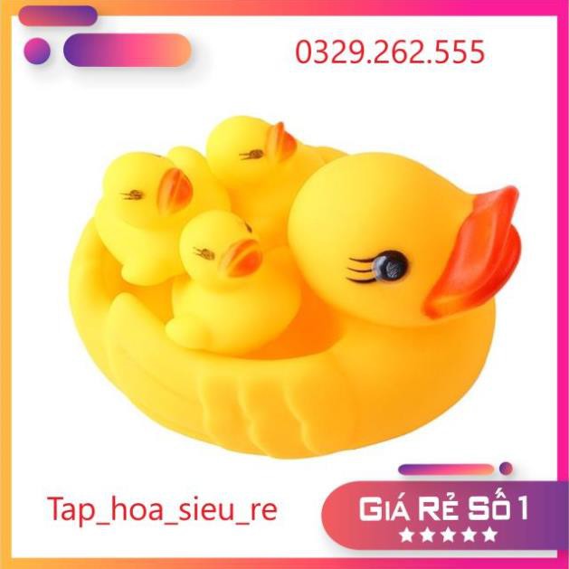 (Rẻ Vô địch) Bộ đàn chip vịt cao su an toàn cho bé