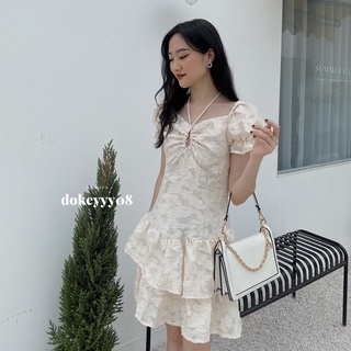 Váy cổ yếm đuôi cá 585