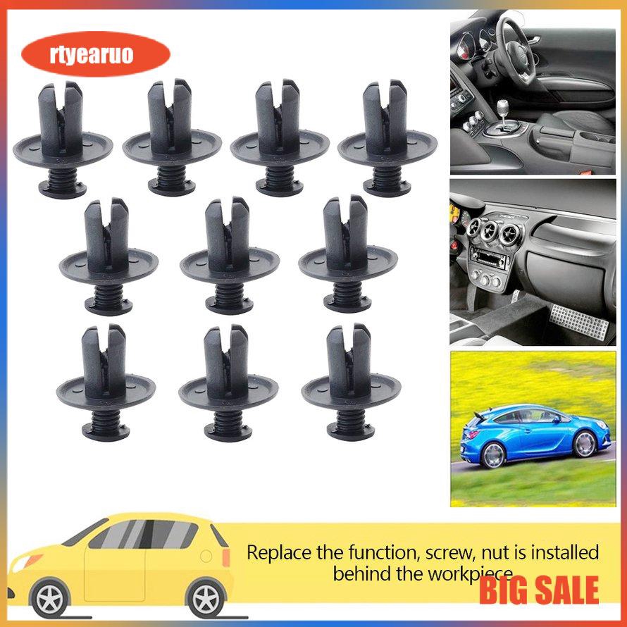 Bộ 10 Đinh Tán Nhựa Cho Xe Hơi