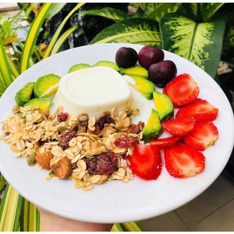 Granola Ăn Kiêng Không Đường Nhiều Hạt 500g - Vị Matcha