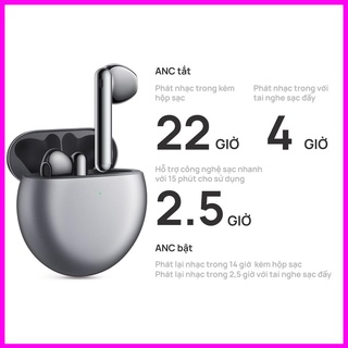Tai nghe bluetooth huawei freebuds 4 | chống ồn chủ động thiết kế mở 2.0