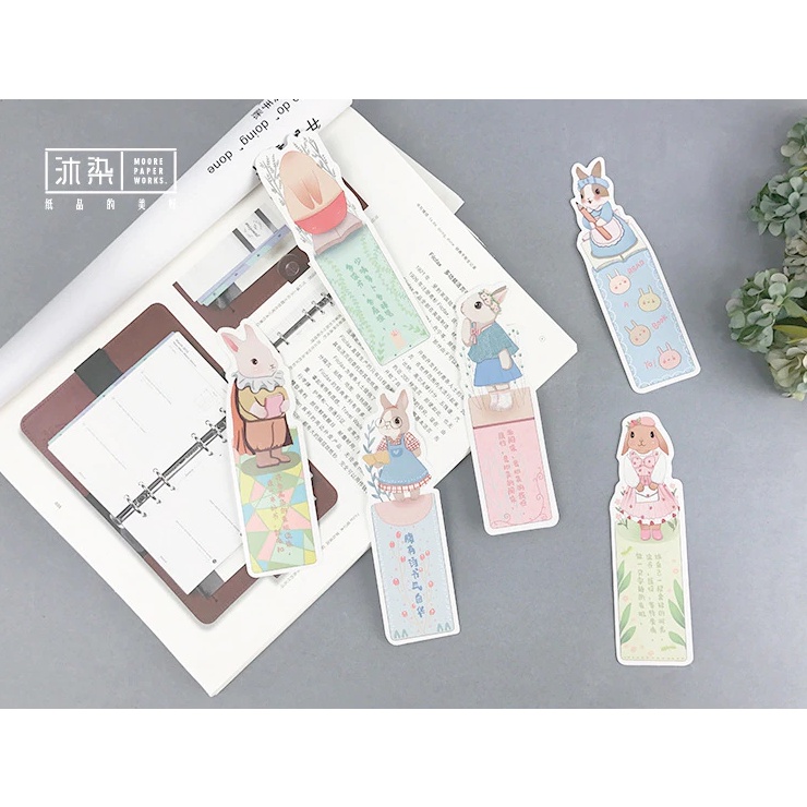 Hộp 30 Bookmark - Hình Thỏ Dễ Thương