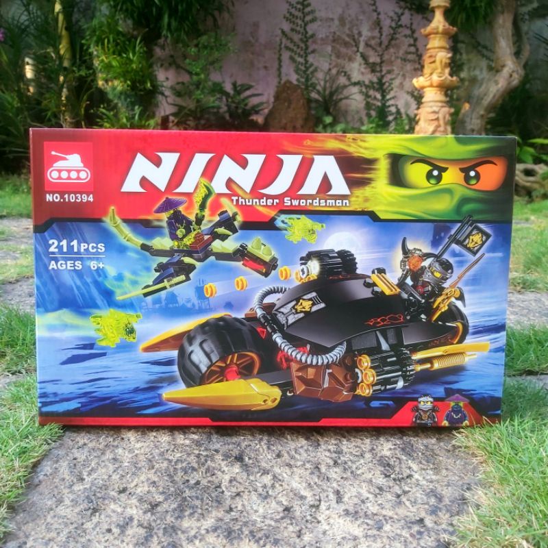 [Ninjago] Lắp ráp LARI 10394 | Mô tô bộc phá của Cole | 211 chi tiết