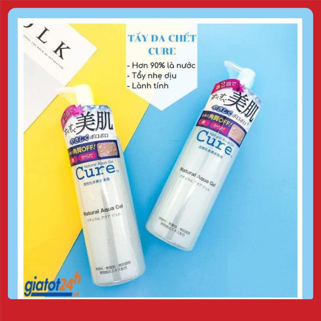 Tẩy da chết Cure Natural Aqua Gel 250ml chính hãng nhật