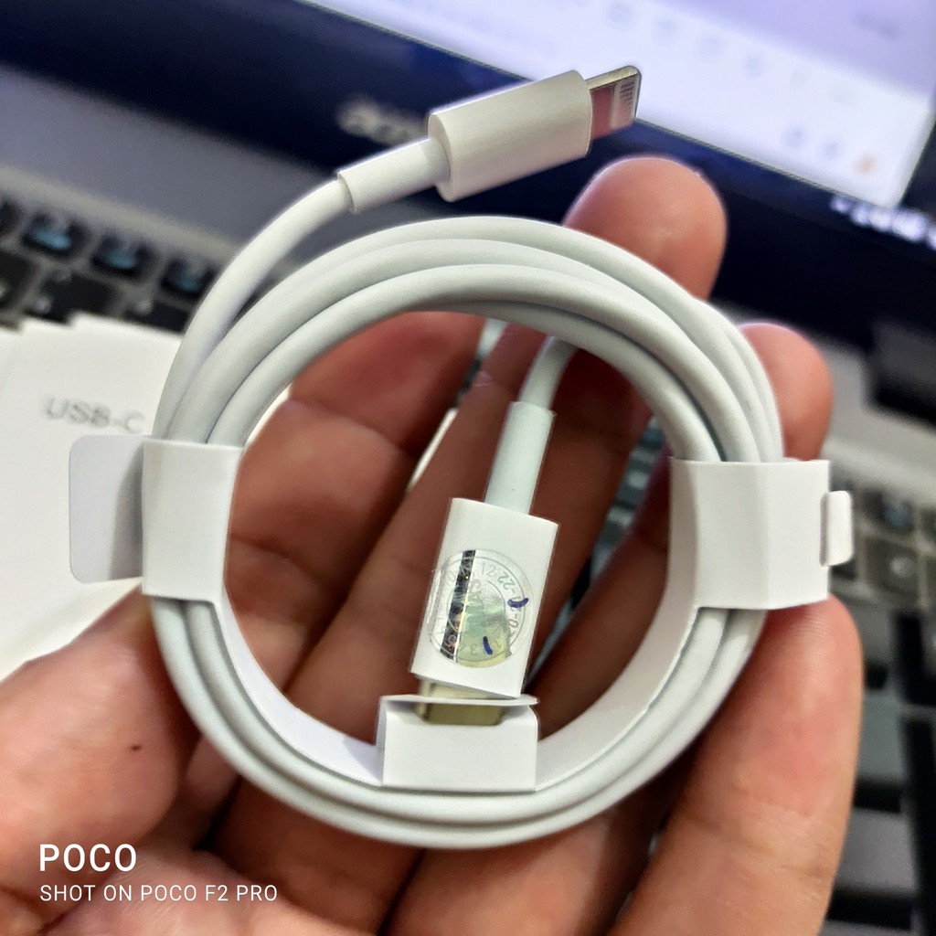 (Quà Tặng Sticker)Củ sạc nhanh 18w PD USB-C nhập khẩu Dây cáp USB-C to lightling cho iphone từ 8/8p/x/xs/xsmax/11/11pro