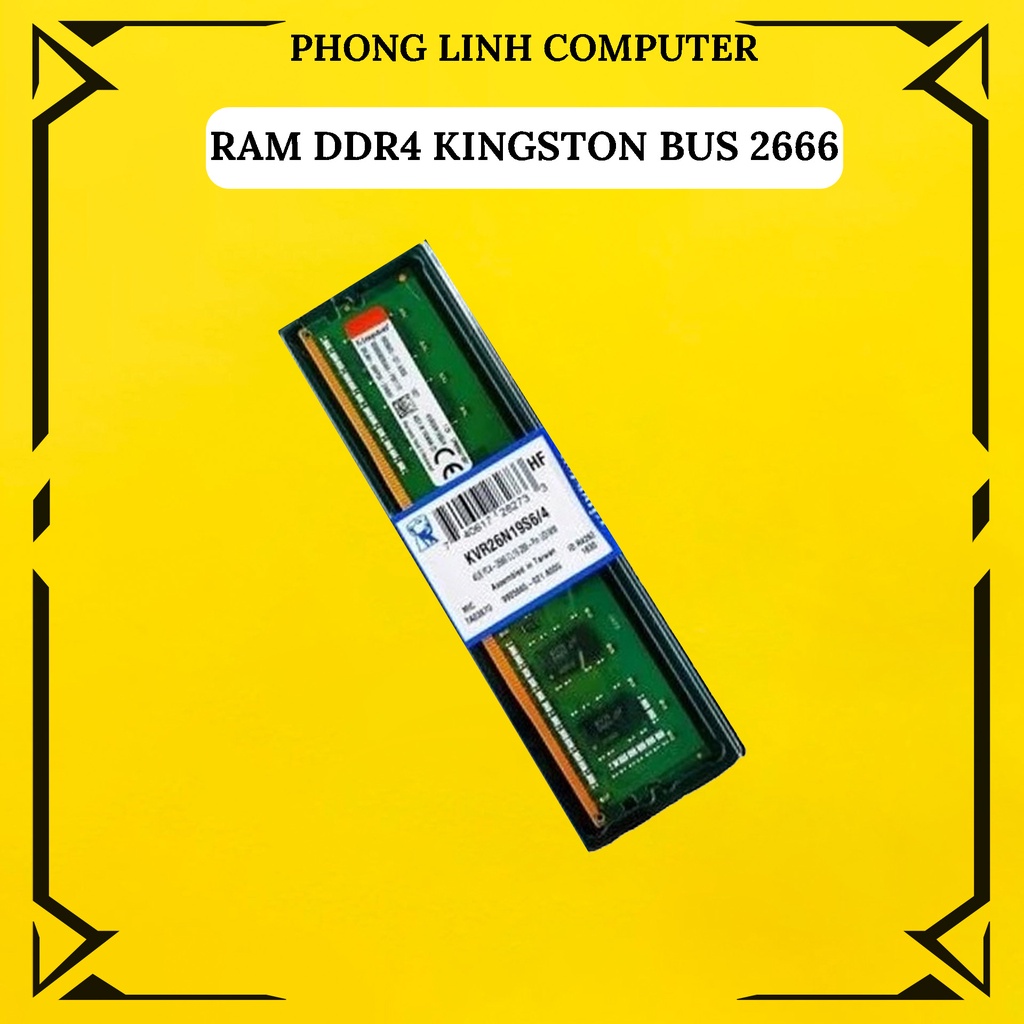 Ram DDR4 Kingston 4GB - 8GB - 16GB Bus 2666Mhz ( Mới 100% )