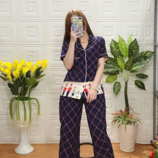 Combo 2 Set lụa hàn mặc nhà