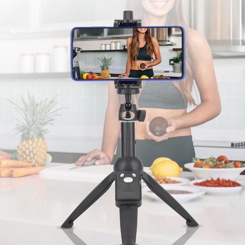 ☘☘Gậy Tự Sướng Kiêm Chân Tripod Yunteng YT-9928, Kèm Remote Bluetooth