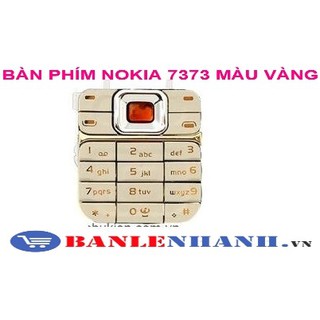 HÀNG SIÊU CHẤT,GIÁ SẬP SÀN:BÀN PHÍM NOKIA 7373 MÀU VÀNG