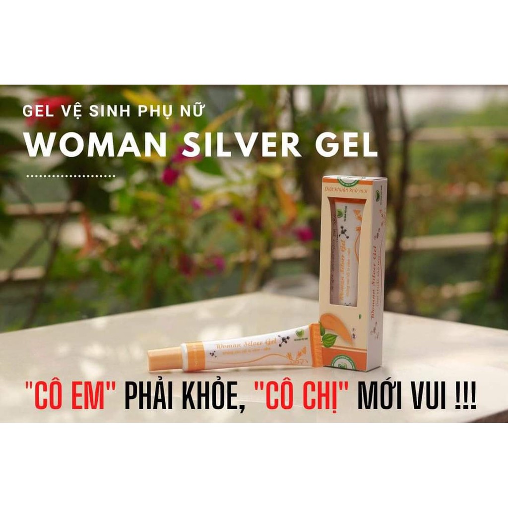 [MUA 2 TẶNG 1 QUÀ] Gel vệ sinh phụ nữ từ Nano bạc 🦋 WOMAN SILVER GEL 🦋 Diệt Tận Gốc nấm, ngứa, mùi hôi