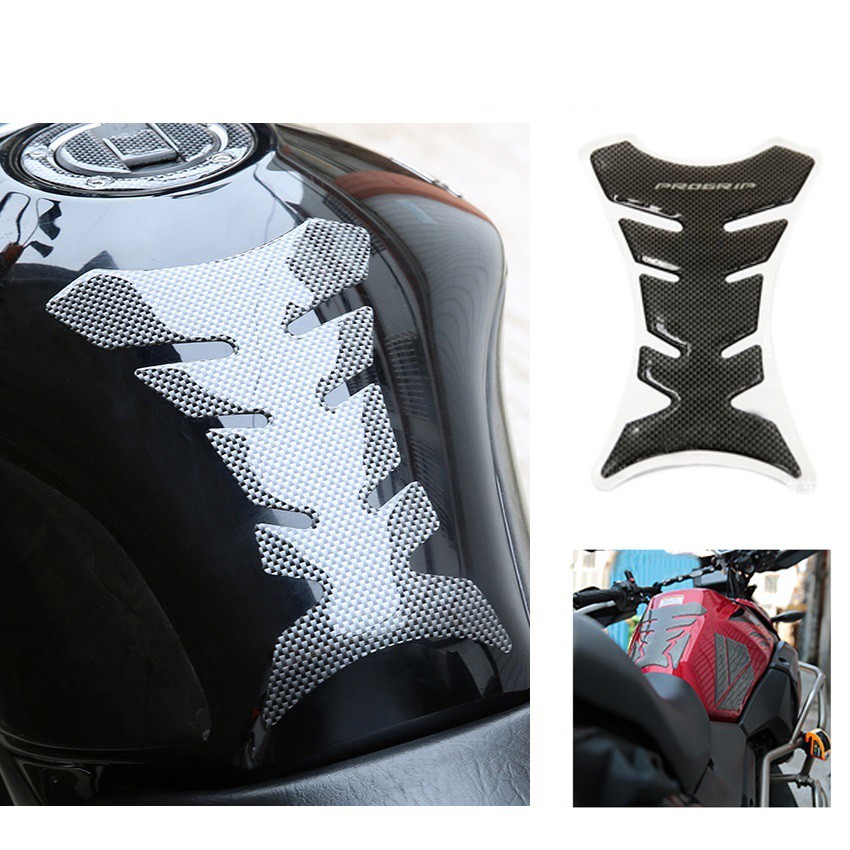 2019 NEW Đề can dán xe máy Nhãn dán sợi carbon Tem xe máy