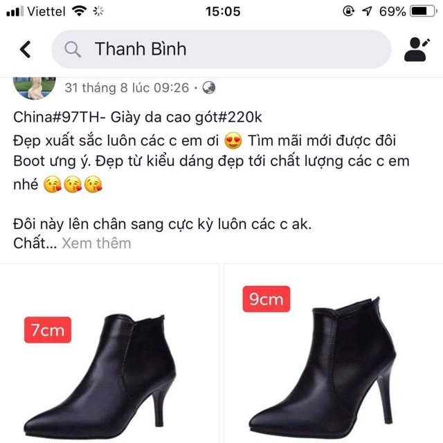Giày cho me va be