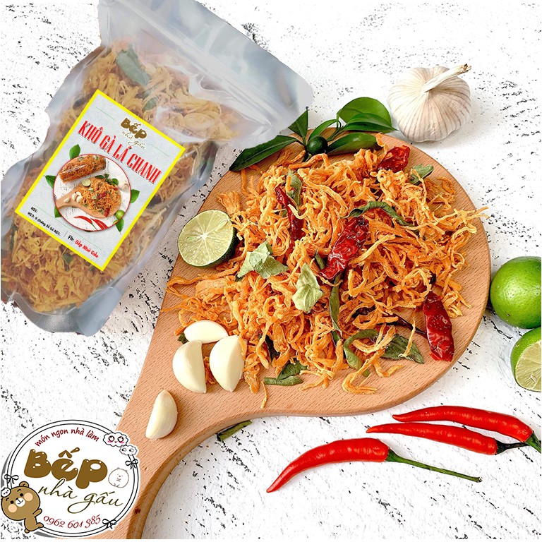 Khô Gà Lá Chanh Loại Ngon 300gram- Bếp Nhà Gấu | BigBuy360 - bigbuy360.vn