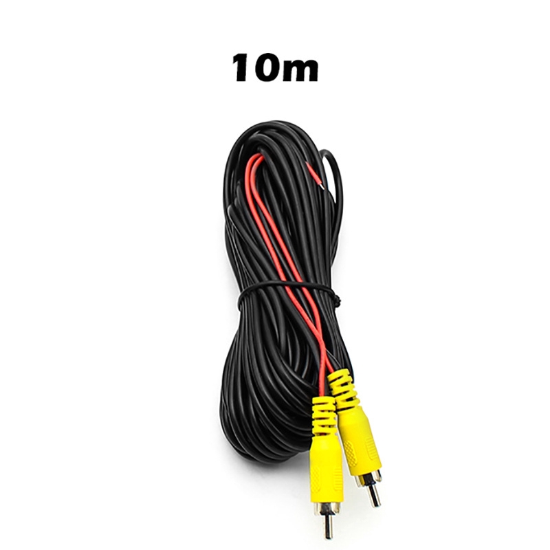 Dây Cáp Video Rca Av 6m 10m 15m 20m Cho Camera Lùi Xe Hơi