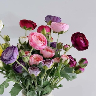 Hoa Lụa 🌺 Cành Hoa Trà, Hoa Mao Lương Giả