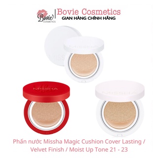 Phấn nước Missha Magic Cushion Cover Lasting / Velvet Finish / Moist Up Tone 21 - 23