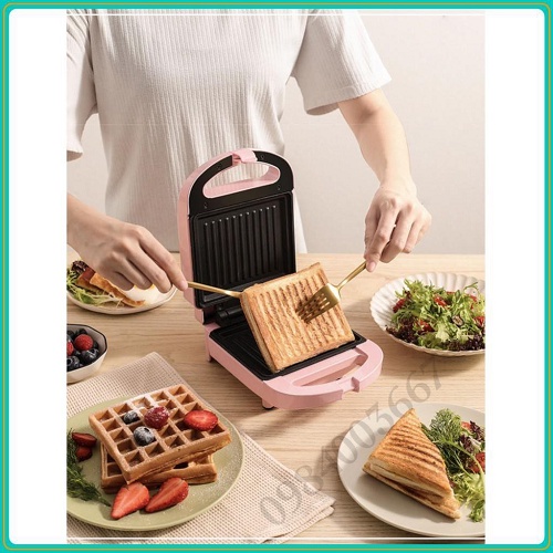 [ 𝑯𝑨̀𝑵𝑮 𝑿𝑰̣𝑵 ] Máy kẹp nướng bánh mì mini - Máy nướng bánh sandwich chỉ với 5 phút cho bữa ăn sáng bảo hành 12 tháng