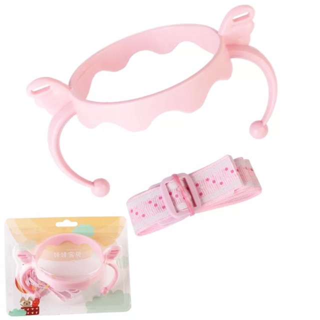 1 Bình Sữa Em Bé Hình Thiên Thần Bằng Nhựa Có Tay Cầm Bằng Nhựa Cho Comotomo